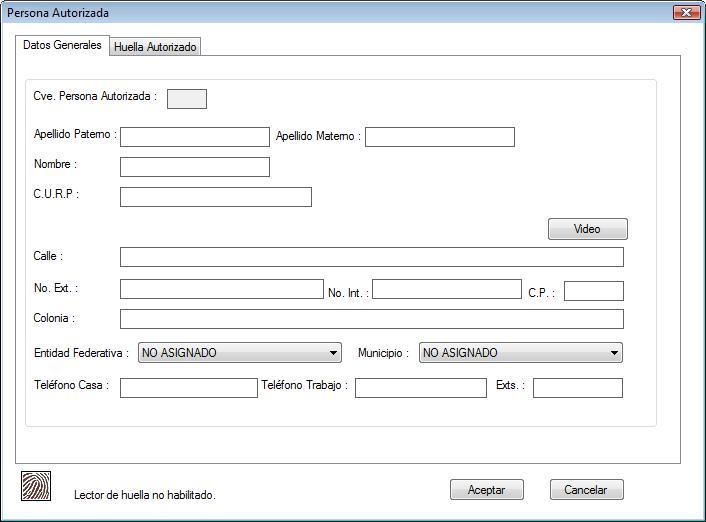Descripcin: SIAG Expediente Personas Autorizadas Agregar