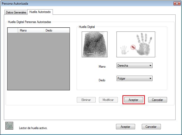 Descripcin: SIAG Expediente Personas Autorizadas Huella